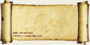 Jasmina Vicković vizit kartica