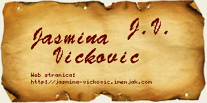 Jasmina Vicković vizit kartica